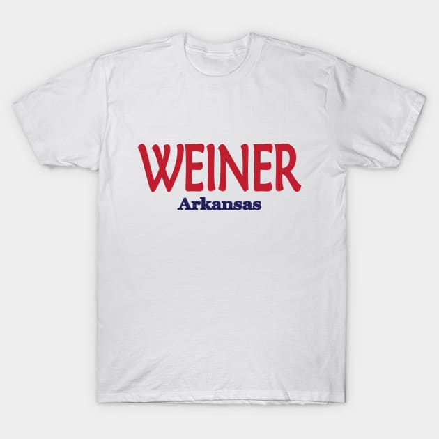 Weiner, Arkansas T-Shirt by PSCSCo